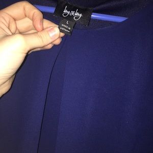 Navy blue blouse